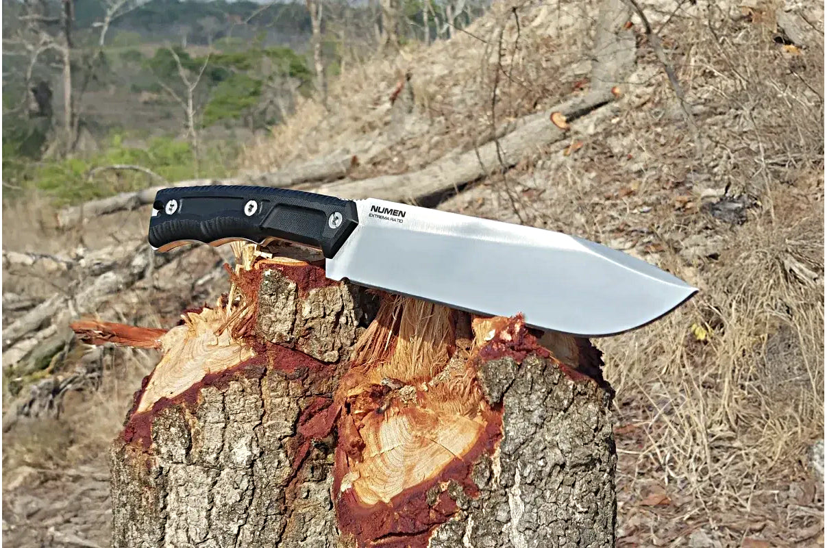 NUMEN SATIN FIXED BLADE – strong as an ox