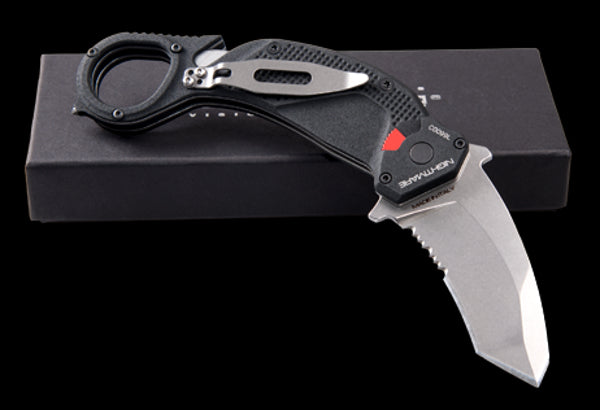 NIGHTMARE KARAMBIT – STONE WASHED