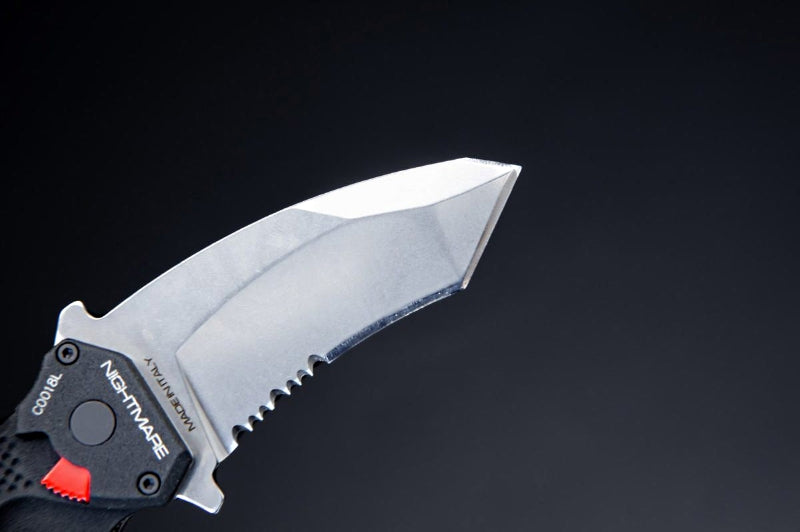 NIGHTMARE KARAMBIT STONE WASHED - don't leave home w/o this rescue knife